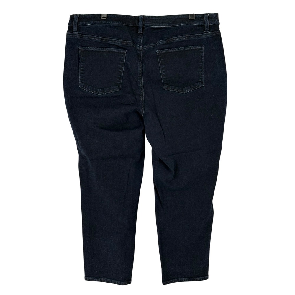 Talbots Slim Ankle Jeans Dark Wash Flawless Five Pocket 18WP - Picture 2 of 7